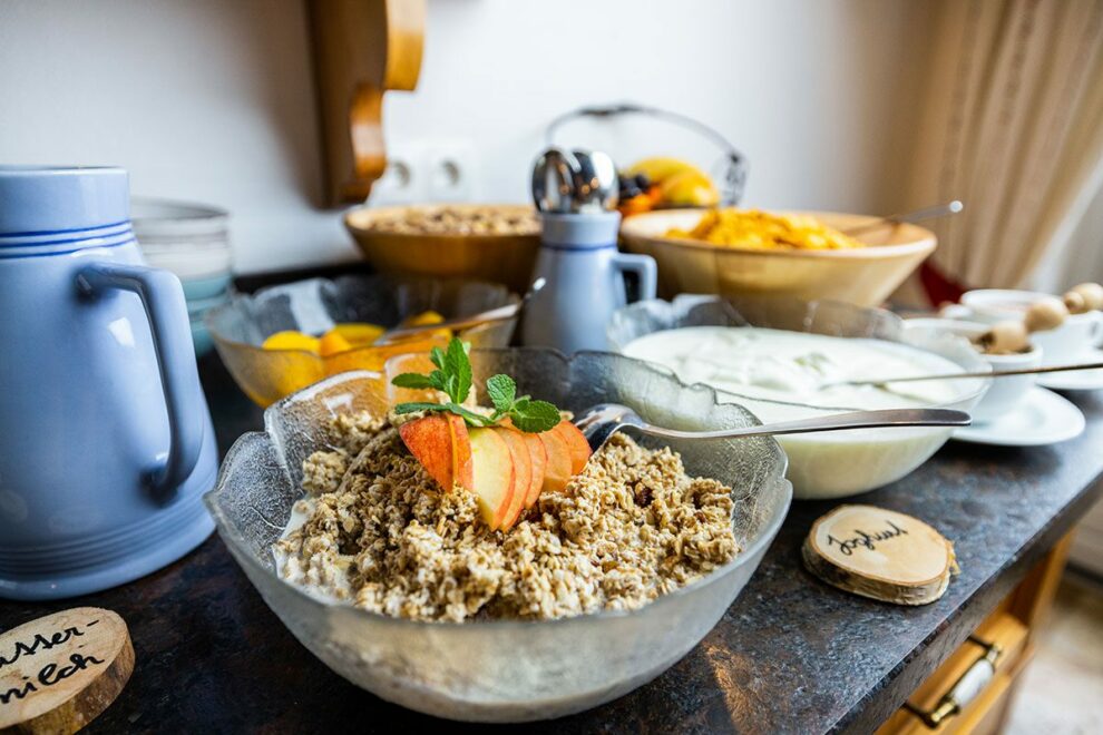 Frühstücksbuffet am Gsenghof, Filzmoos