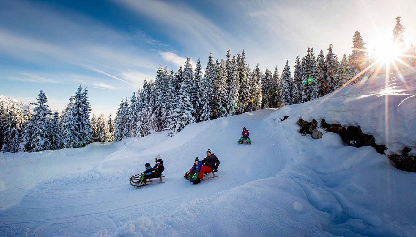 Rodeln - Winterurlaub in Filzmoos